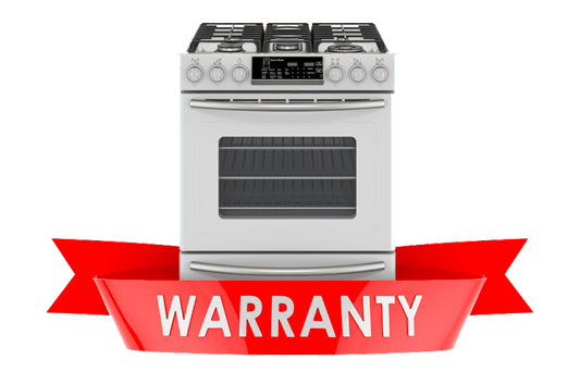 stove-repair-warranty- Stove & Oven Repair - Photo of a stove rendering isolated on white background depicting a stove repair warranty concept.